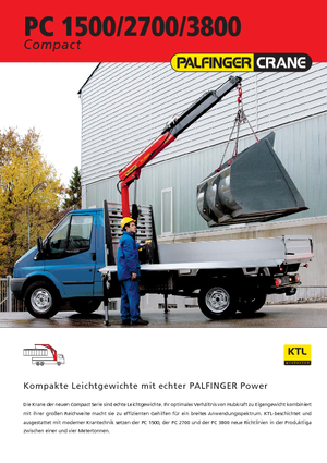 Macarale hidraulice de încărcare Palfinger PC 1500 A