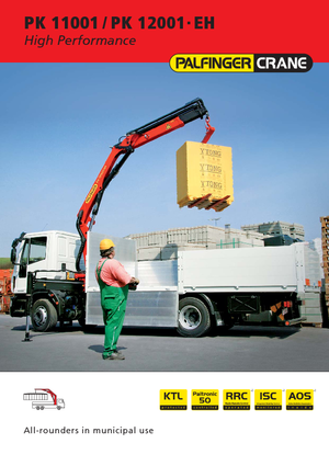 Macarale hidraulice de încărcare Palfinger PK 11001 D