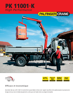 Macarale hidraulice de încărcare Palfinger PK 11001 K