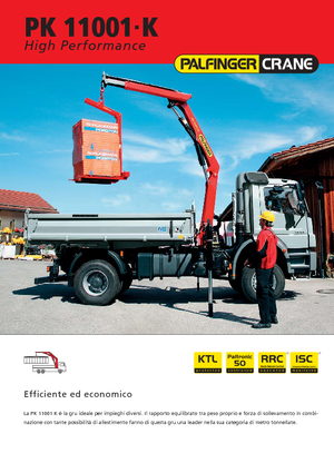 Macarale hidraulice de încărcare Palfinger PK 11001 K