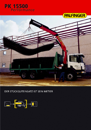 Macarale hidraulice de încărcare Palfinger PK 15500 C