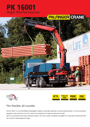 Macarale hidraulice de încărcare Palfinger PK 16001 K B