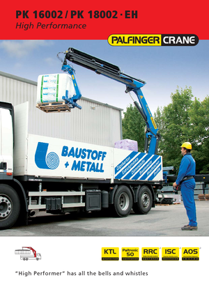 Macarale hidraulice de încărcare Palfinger PK 16002 D