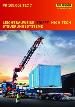 Macarale hidraulice de încărcare Palfinger PK 165.002 TEC 7 H 