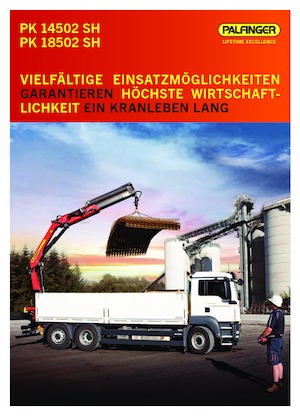 Macarale hidraulice de încărcare Palfinger PK 18502 SH E