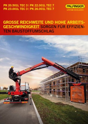 Macarale hidraulice de încărcare Palfinger PK 23.001L TEC 3 C