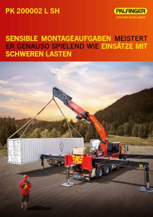 Macarale hidraulice de încărcare Palfinger PK 200002 L-SH G