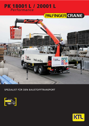 Macarale hidraulice de încărcare Palfinger PK 20001 LA 4 HPLS