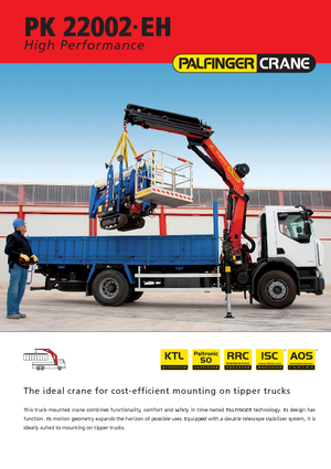 Macarale hidraulice de încărcare Palfinger PK 22002-EH C