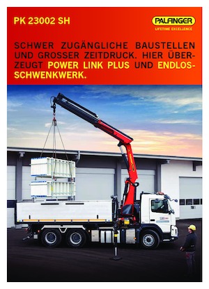 Macarale hidraulice de încărcare Palfinger PK 23002 SH B
