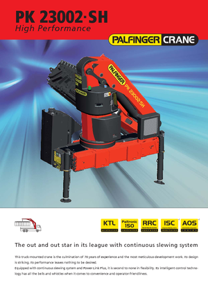 Macarale hidraulice de încărcare Palfinger PK 23002 SH B