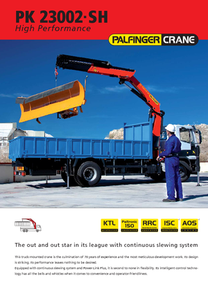 Macarale hidraulice de încărcare Palfinger PK 23002 SH B