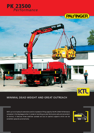 Macarale hidraulice de încărcare Palfinger PK 23500 A