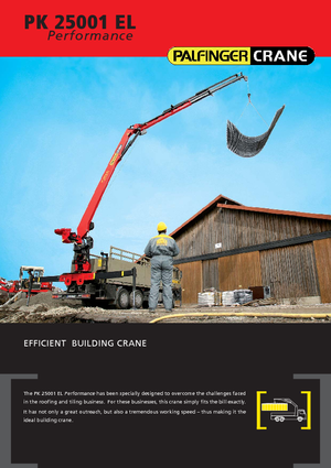 Macarale hidraulice de încărcare Palfinger PK 25001 ELA