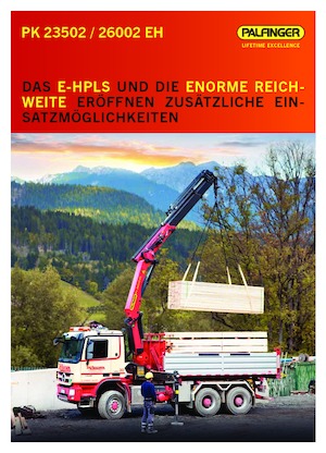 Macarale hidraulice de încărcare Palfinger PK 26002 EH F