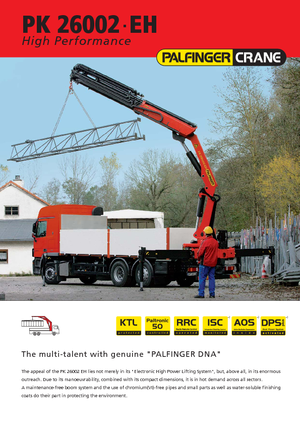 Macarale hidraulice de încărcare Palfinger PK 26002 EH F