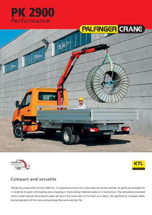 Macarale hidraulice de încărcare Palfinger PK 2900 A
