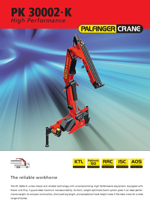 Macarale hidraulice de încărcare Palfinger PK 30002-K A