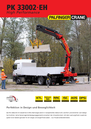Macarale hidraulice de încărcare Palfinger PK 33002 EH D