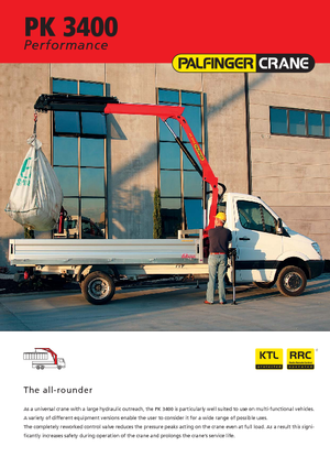 Macarale hidraulice de încărcare Palfinger PK 3400 A