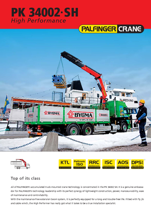 Macarale hidraulice de încărcare Palfinger PK 34002 SH G