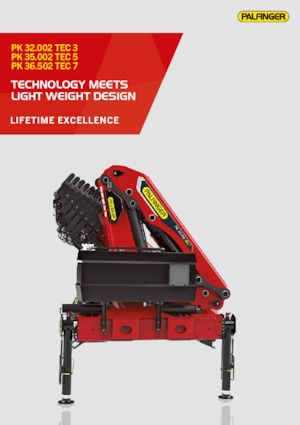 Macarale hidraulice de încărcare Palfinger PK 35.502 TEC 5 E