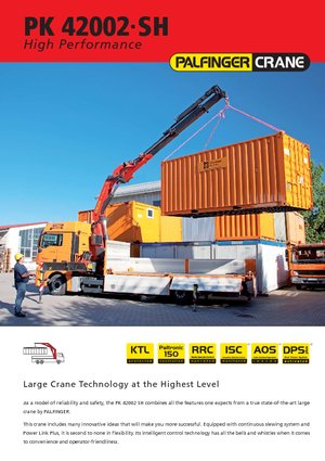 Macarale hidraulice de încărcare Palfinger PK 42002 SH G