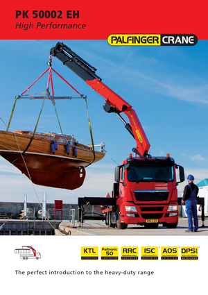 Macarale hidraulice de încărcare Palfinger PK 50002 EH G