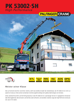 Macarale hidraulice de încărcare Palfinger PK 53002 SH F