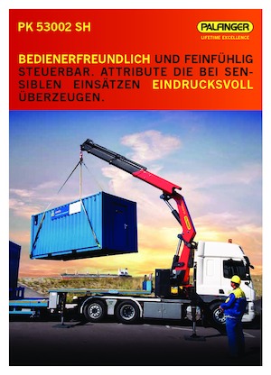 Macarale hidraulice de încărcare Palfinger PK 53002 SH F