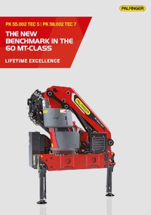 Macarale hidraulice de încărcare Palfinger PK 58.002 TEC 7 A