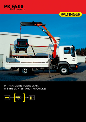 Macarale hidraulice de încărcare Palfinger PK 6500
