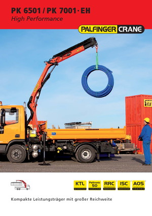 Macarale hidraulice de încărcare Palfinger PK 6500