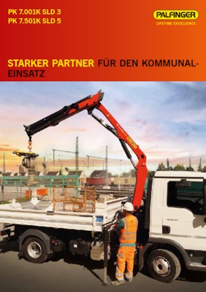 Macarale hidraulice de încărcare Palfinger PK 7.501K SLD 5