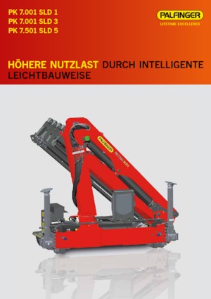 Macarale hidraulice de încărcare Palfinger PK 7.501 SLD 5