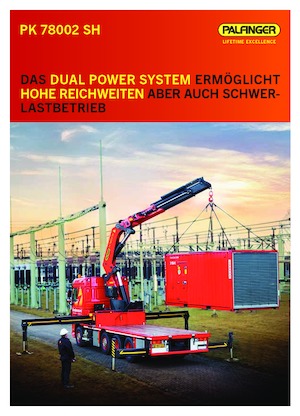 Macarale hidraulice de încărcare Palfinger PK 78002 SH F