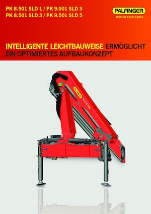 Macarale hidraulice de încărcare Palfinger PK 8.501 SLD 3 B