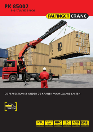 Macarale hidraulice de încărcare Palfinger PK 85002 HPLS F