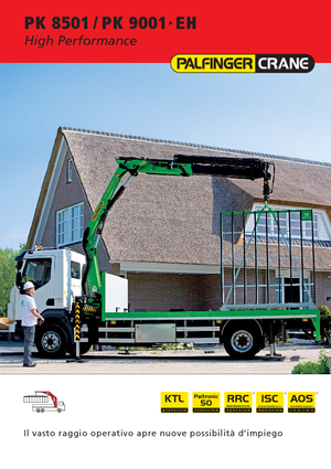 Macarale hidraulice de încărcare Palfinger PK 9001 EH D