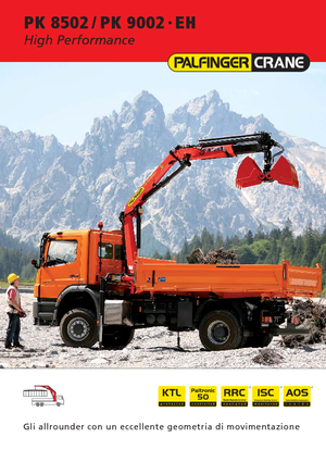 Macarale hidraulice de încărcare Palfinger PK 8502