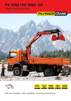 Macarale hidraulice de încărcare Palfinger PK 8502