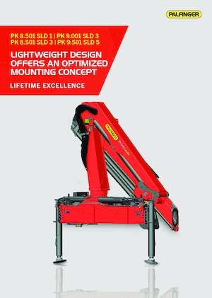 Macarale hidraulice de încărcare Palfinger PK 9.001 SLD 3 B