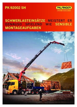 Macarale hidraulice de încărcare Palfinger PK 92002 SH F