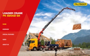 Macarale hidraulice de încărcare Palfinger PK 92002 SH F