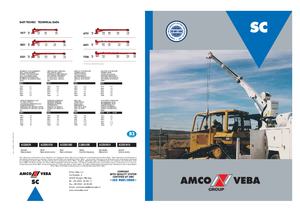 Macarale hidraulice de încărcare Amco Veba SC 6721