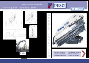 Macarale hidraulice de încărcare Pesci SE 1105SC