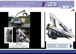 Macarale hidraulice de încărcare Pesci SE 37