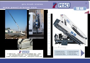 Macarale hidraulice de încărcare Pesci SE 44