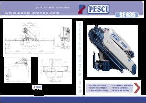 Macarale hidraulice de încărcare Pesci SE 635