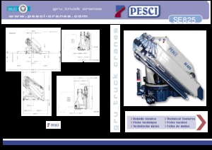 Macarale hidraulice de încărcare Pesci SE 825